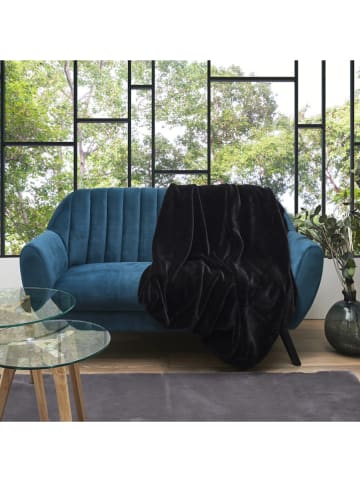 Rétro Chic Plaid zwart - (L)150 x (B)120 cm