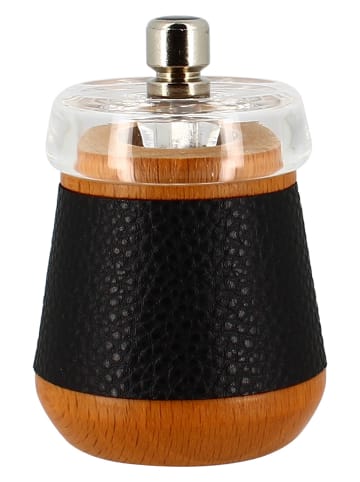 Ogo Living Pfeffermühle in Schwarz/ Buche - (H)8,5 cm