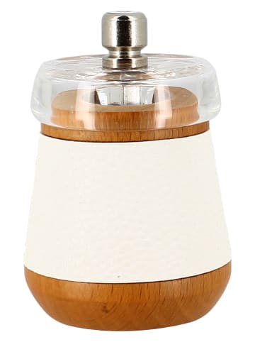 Ogo Living Salzmühle in Weiß/ Buche - (H)8,5 cm
