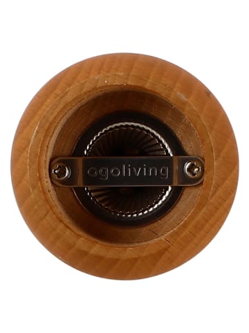 Ogo Living Salzmühle in Weiß/ Buche - (H)8,5 cm
