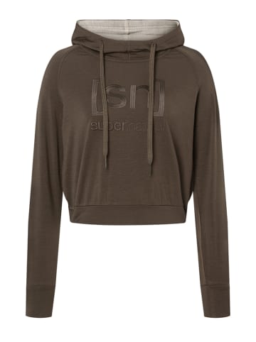super.natural Hoodie "Liquid" in Braun