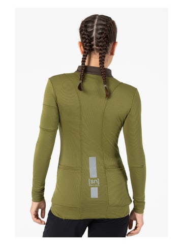 super.natural Fietsshirt "Gravier" kaki