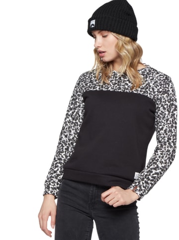 Protest Sweatshirt "Friend" in Schwarz/ Grau/ Weiß