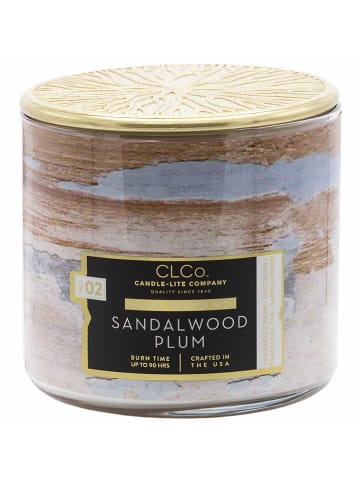 CANDLE-LITE Świeca zapachowa "Sandalwood Plum" - 396 g