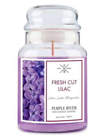 Purple River Geurkaars "Fresh Cut Lilac" paars - 623 g
