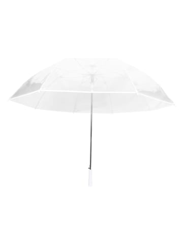 Le Monde du Parapluie Paraplu transparant/wit - Ø 124 cm