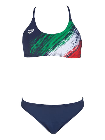 Arena Bikini "Italy" w kolorze granatowym ze wzorem