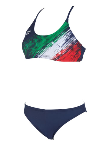 Arena Bikini "Italy" w kolorze granatowym ze wzorem