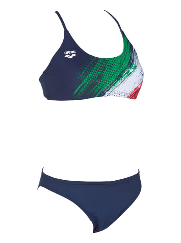 Arena Bikini "Italy" w kolorze granatowym ze wzorem