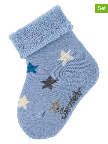 Sterntaler 2-delige set: babysokken blauw