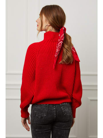 So Cachemire Wollpullover "Baby" in Rot