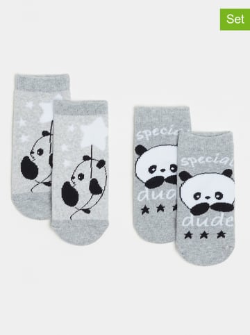 OVS 2er-Set: Socken in Grau