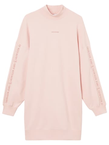 Calvin Klein Sweatkleid in Rosé