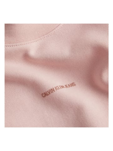 Calvin Klein Sweatkleid in Rosé