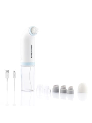 InnovaGoods Hydro-gezichtsreiniger wit/zwart