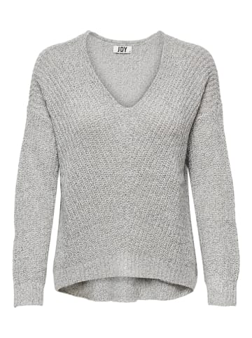 JDY Sweter "New" w kolorze jasnoszarym
