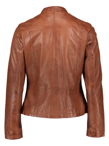 Caminari Lederjacke "Lina" in Cognac