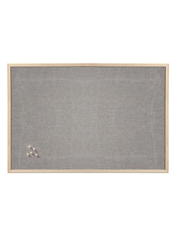 Zeller Prikbord grijs - (L)80 x (B)60 cm