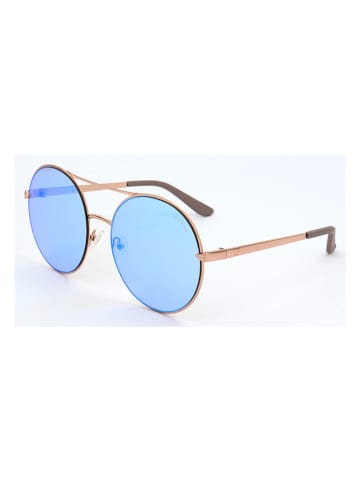 Guess Damen-Sonnenbrille in Roségold/ Hellblau