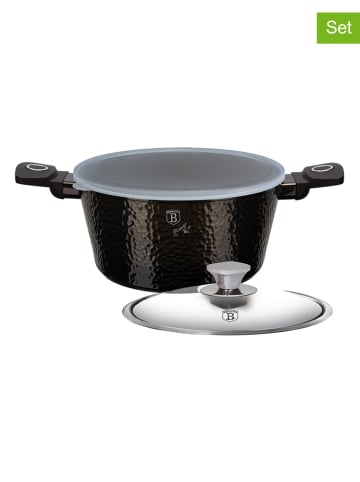 Berlinger Haus 2-delige set: pan "Primal Gloss Collection" zwart - Ø 28 cm