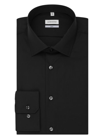 Seidensticker Hemd - Slim fit - in Schwarz