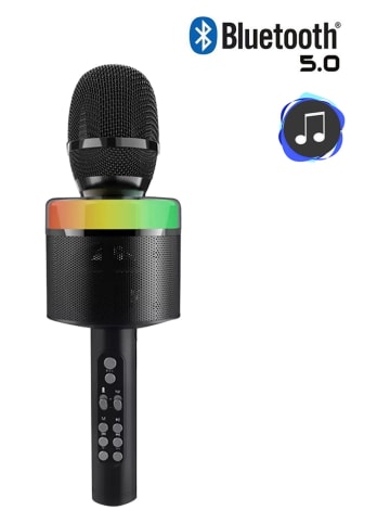 SWEET ACCESS Bluetooth-Lautsprecher-Karaokemikrofon in Schwarz