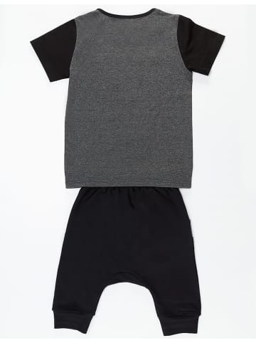 Denokids 2tlg. Outfit in Grau/ Schwarz