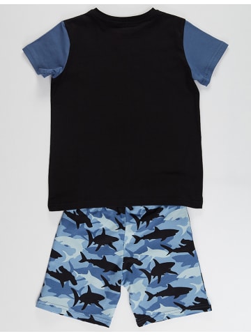 Denokids 2tlg. Outfit in Schwarz/ Blau