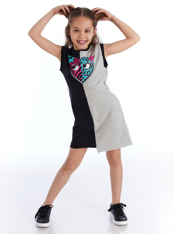 Denokids Kleid in Schwarz/ Grau