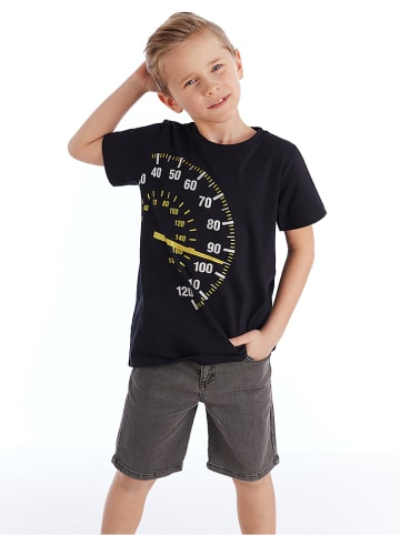 Denokids 2-delige outfit zwart/grijs