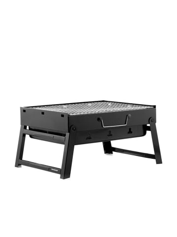InnovaGoods Tragbarer Grill in Schwarz - (B)30 x (H)22 x (T)23 cm