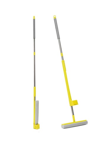 InnovaGoods Mop w kolorze szaro-żółtym - dł. 133 cm