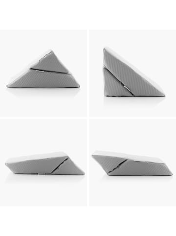 InnovaGoods Multi-Positions-Kissen in Grau - (B)60 x (H)40 x (T)24 cm