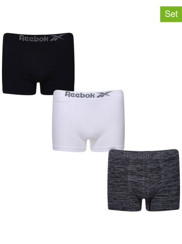 Reebok 3-delige set: boxershorts "Dale" zwart/wit/antraciet