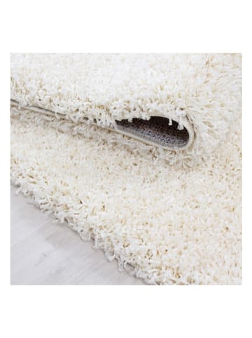 ABERTO DESIGN Hochflor-Teppich "Akrem" in Creme