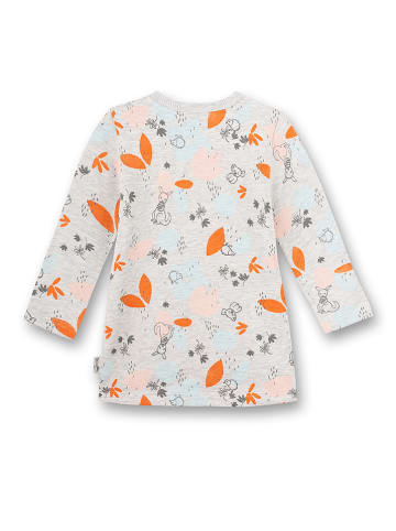 Sanetta Kidswear Sukienka w kolorze szarym ze wzorem
