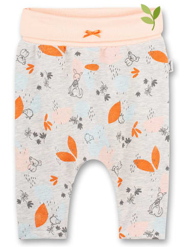 Sanetta Kidswear Spodnie dresowe w kolorze szarym ze wzorem