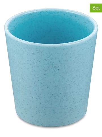 koziol Kubki (4 szt.) "Connect" w kolorze błękitnym - 190 ml