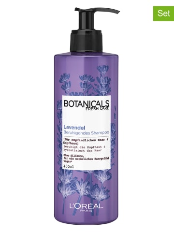 L'Oréal Paris 2-delige set: shampoo "Botanicals Lavendel Rustgevend", elk 400 ml