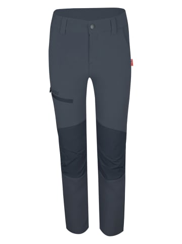 Trollkids Spodnie softshellowe "Lysefjord XT" w kolorze antracytowym