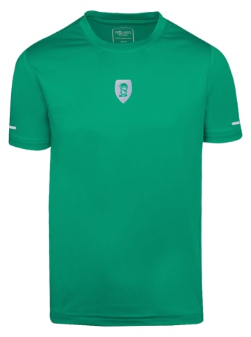 Trollkids Koszulka funkcyjna "Preikestolen" w kolorze zielonym