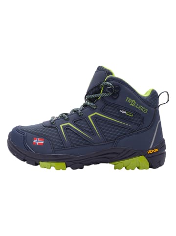 Trollkids Wandelschoenen "Skarvan Hiker Mid" donkerblauw