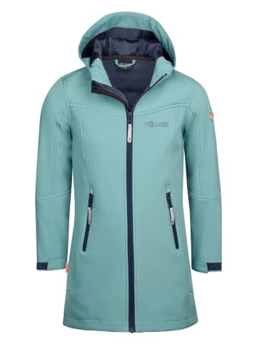 Trollkids Softshellmantel "Lillesand" turquoise