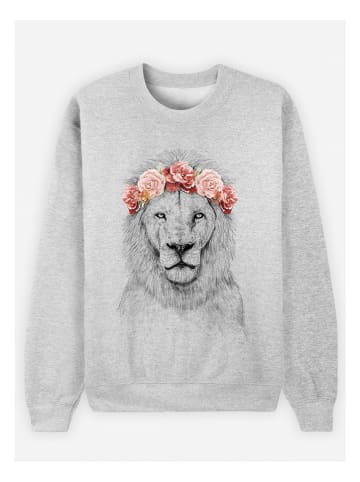 WOOOP Sweatshirt "Festival Lion" grijs