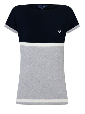 SIR RAYMOND TAILOR Shirt "Thais" grijs/donkerblauw