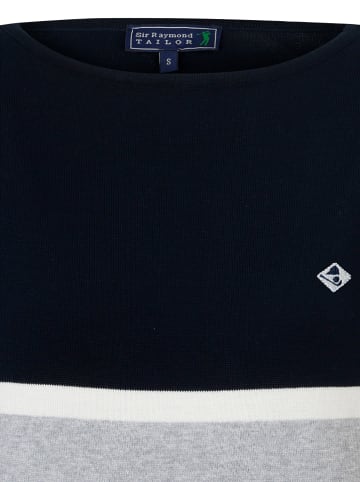 SIR RAYMOND TAILOR Shirt "Thais" grijs/donkerblauw