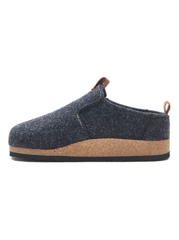 Comfortfusse Wollen pantoffels donkergrijs