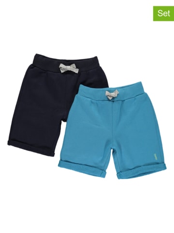 ESPRIT 2-delige set: shorts donkerblauw/blauw