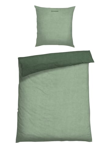 Schiesser Fijnbiber beddengoedset groen
