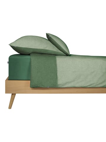 Schiesser Fijnbiber beddengoedset groen